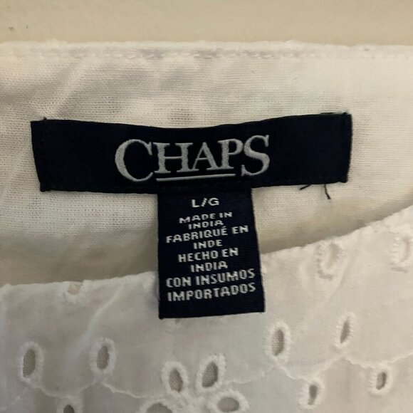 White Eyelet Summer Dress - Picture 6 of 12